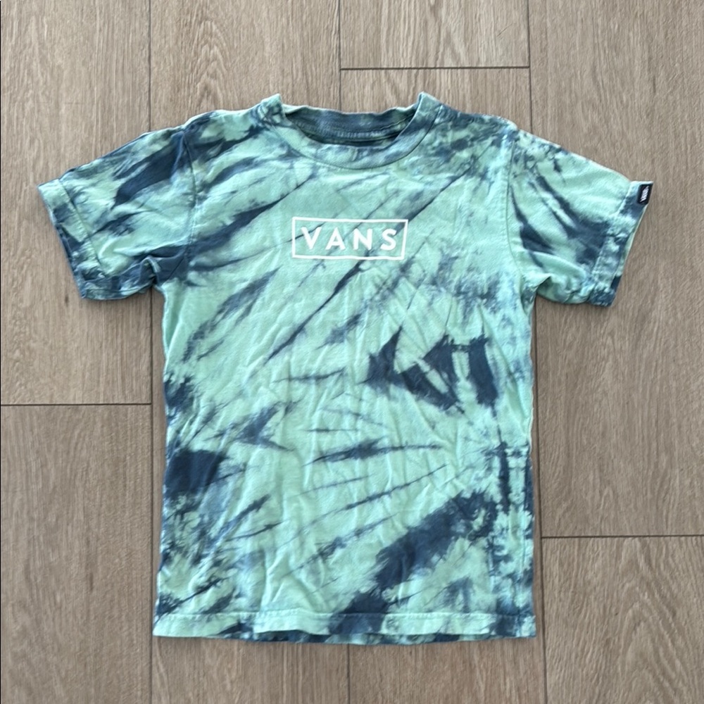 Vans tie dye boys short sleeve T-shirt size 6 classic fit